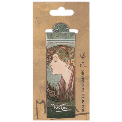 Magnetická záložka Alfons Mucha – Ivy – Hledejceny.cz