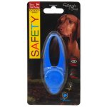DOG FANTASY LED silikon modrý 8cm – Zboží Dáma