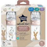 Tommee Tippee Kojenecká láhev C2N růžová 2ks 260ml – Zboží Dáma