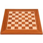 Manopoulos Ručně vyráběná šachovnice z mahagonu a dubu s intarzií 50x50cm – Zboží Dáma