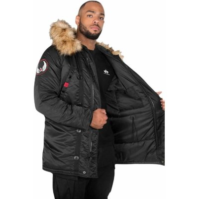 Alpha Industries bunda N-3B Airborne černá – Hledejceny.cz