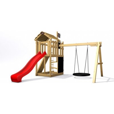 Monkey´s Home Malý pirát MAD s červenou skluzavkou – Zboží Dáma