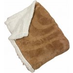 TiaHome Deka luxury beránková z mikroplyše béžová 200x230 – Hledejceny.cz