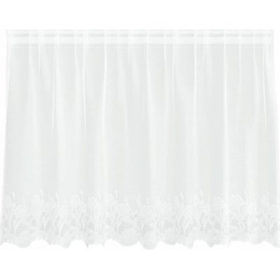 Záclona s záclonami Bílá 200 x 120 cm Polyester – Hledejceny.cz