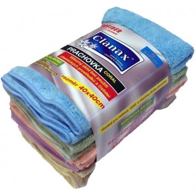 Clamax Prachovka mikrovlákno Coral 40 x 40 cm 300 g – Zboží Dáma