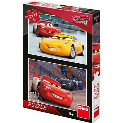 Dino Cars 3 WD Cars 3: Závodníci 2 x 77 dílků – Zbozi.Blesk.cz