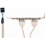 Záslepka s 2x USB 2.0 porty - zadní do case – Zboží Mobilmania
