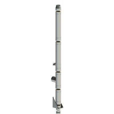 Checz Třívrstvý nerezový 150 mm 3 m – Zboží Mobilmania