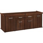 Diversa stolek Solid 200 x 60 x 75 cm rovný, ořech – Zboží Dáma