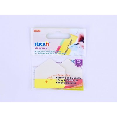 Záložka samolepící 38x38 žl.+červe., šipky /26062/ – Hledejceny.cz