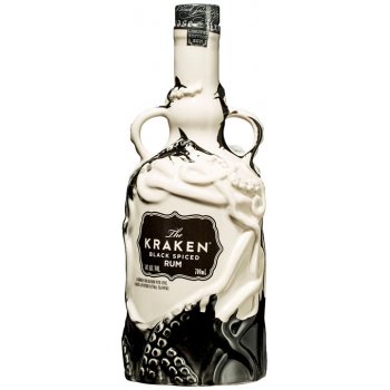 The Kraken Black Spiced Grey Ceramic 40% 0,7 l (holá láhev)