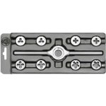 Bučovice Tools 330 129 Závitové kruhové čelisti v sadě MINI-1 (M3 - M12) – Hledejceny.cz