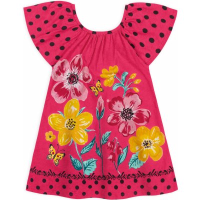 Nanai dívčí šaty AMELIA růžové – Zboží Dáma