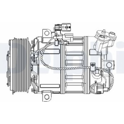 Kompresor, klimatizace DELPHI CS20477 | Zboží Auto