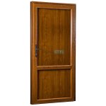 OKNOSTYL.cz REHAU Smartline+ plné pravé Bílá/Zlatý dub 98 x 208 cm – Hledejceny.cz