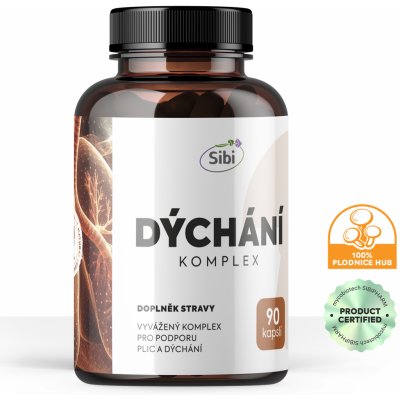 Sibi Dýchání komplex houbové extrakty 480 mg 90 kapslí – Hledejceny.cz