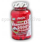 Amix Nutrition Vitamin D3 2500 U.I. s vápníkem 120 kapslí – Hledejceny.cz
