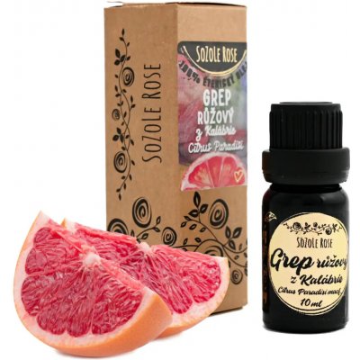 SoZoLe Rose Éterický olej Grep růžový z Kalábrie lisovaný 10 ml – Hledejceny.cz