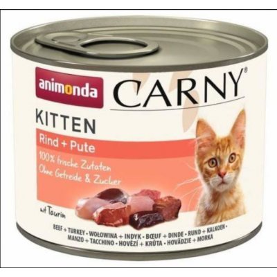 Carny Kitten hovězí krůtí srdíčka 200 g – Hledejceny.cz