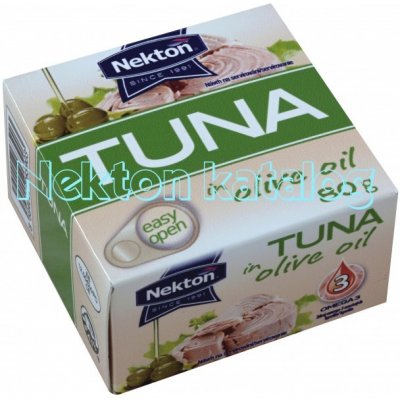 Nekton Tuňák v olivovém oleji celý 80 g – Zboží Dáma