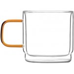 VIALLI DESIGN Amber dvoustěnné termální sklenice na latte sklo 6 x 320 ml – Sleviste.cz