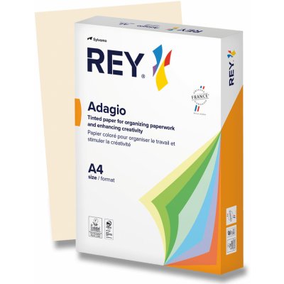 Rey Adagio barevný papír A4 80 g 500 listů slonová kost – Hledejceny.cz