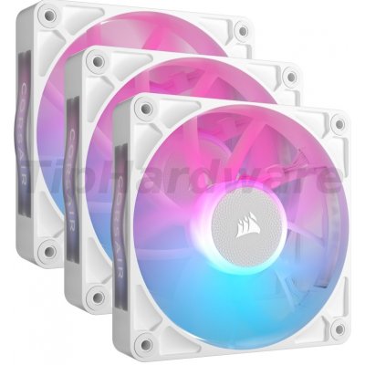 Corsair iCUE LINK RX120 RGB 120 mm white 3 ks CO-9051022-WW – Hledejceny.cz