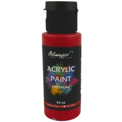 Artmagico akrylové barvy Premium 59 ml Crimson red