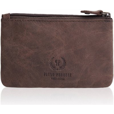 Klíčenka Kožená pouzdro na klíče Paolo Peruzzi T-51 Vintage černá – Sleviste.cz