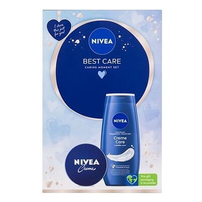 Nivea Creme Care : sprchový gel Creme Care 250 ml + univerzální krém Creme 75 ml – Zbozi.Blesk.cz