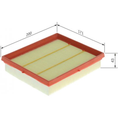 Vzduchový filtr BOSCH F 026 400 728 – Hledejceny.cz