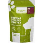 Yoggies Vánoční vařená potrava vepřová s batátovým salátem 650 g – Zboží Mobilmania