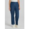 Dámské klasické kalhoty Gant REL CHAMBRAY CROPPED PANTS DARK BLUE