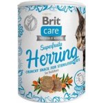Brit Care Snack Superfruits Herring Dospělé, sterilizované kočky 100 g – Hledejceny.cz