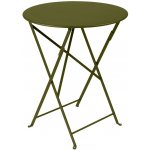 Fermob Bistro 60 cm Zelený kovový skládací stůl pesto – Hledejceny.cz