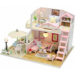 Dvěděti miniatura domečku Růžový dům 2DM033 – Zboží Dáma