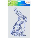 Plastová šablona 20 x 30 cm Zajíc – Zbozi.Blesk.cz