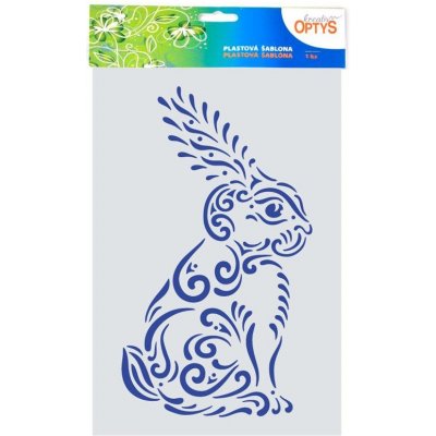 Plastová šablona 20 x 30 cm Zajíc – Zbozi.Blesk.cz