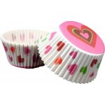 Cakesicq Cukrářský košíček srdíčka 50x30mm 1000ks – Zboží Dáma