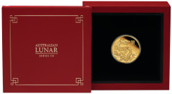 The Perth Mint zlatá mince Lunar Series III Year of Dragon 2024 Proof 1/4 oz