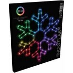 RGB Vánoční LED dekorace Colouring snowflake 90 LED 50 x 43 cm – Hledejceny.cz
