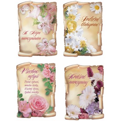 ARGUS Pohlednice k narozeninám,k svátku 06150573-c – Zboží Dáma