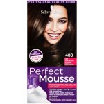 Schwarzkopf Perfect Mousse Permanent Color barva na vlasy 400 tmavě hnědý – Zboží Mobilmania