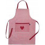 SCANquilt zástěra Dekoro pepito + srdce červenobílá – Zboží Mobilmania