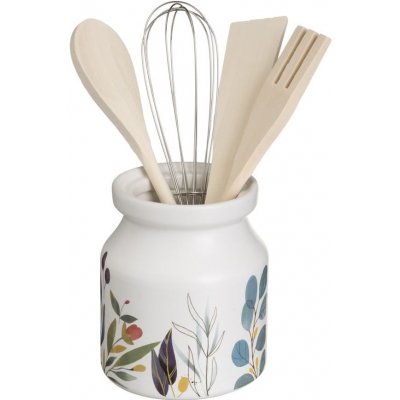 Casa Selección Dřevěná sada kuchyňského náčiní 4 ks se stojánkem Berries – Zboží Dáma