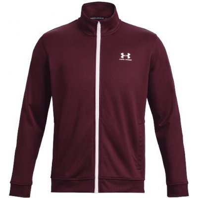 Under Armour SPORTSTYLE TRICOT JACKET dark maroon