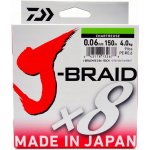 Daiwa šňůra J-BRAID Chartreuse 150m 0,06mm 4kg – Zboží Dáma