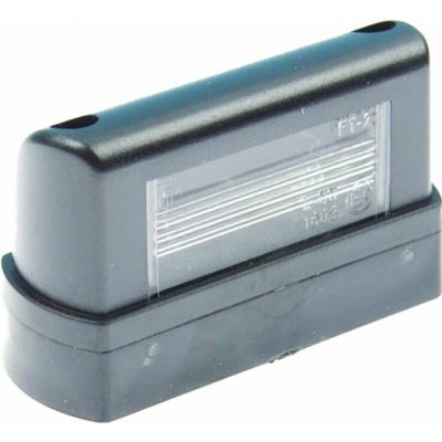 Svítilna SPZ malá černá | Zboží Auto