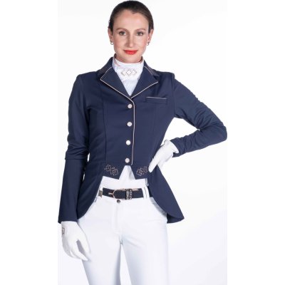 HKM Frak závodní Audrey Competition dámský deep blue – Zboží Dáma
