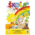 Škola je tu – Cesta k poznávání a čtení s pohádkami (barevná pracovní učebnice pro předško – Hledejceny.cz